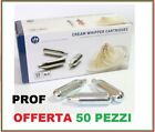 50 PZ RICARICA CAPSULE CARTUCCE PER SIFONE PANNA CREMA CREAM PANNA  N2O