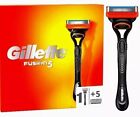 Rasoio + Gillette Fusion 5 Ricariche - X5 lamette di ricambio - Originali