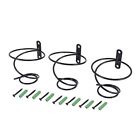 4X(3Pack Simple Single Bottle Wall-Mounted Wine Rack, Wine Bottle Display9602