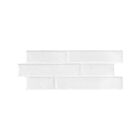 Rivestimento Muretto 16x40 Cm In Gres Porcellanato White Brick Bianco - 3,84 MQ
