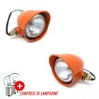 COPPIA FANALI FARO ANTERIORE TRATTORE FIAT SERIE ORO DX+SX+LAMPADINE