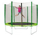 DecHome Tappeto elastico con rete di sicurezza Trampolino gioco bambini 150 Kg