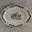 BEAU PLAT FAÏENCE ITALIE PROBABLE CERRETTO BASSANO MAIOLICA ITALIA 18 EME 39CM