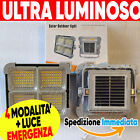 FARO 200W LED PANNELLO SOLARE 4-MODALITA  LUCE: CALDA/FREDDA/NEUTRA/SOS USB-C