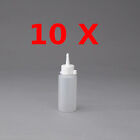 Flaconi bottiglie 100ml x10 LDPE vuoti contagocce liquidi laboratorio