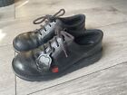 Kickers Size 4 Black School Shoes