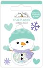 Doodlebug Shaker-Pops 3D Sticker-Snow Much Love DB8350