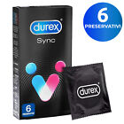 Preservativi Durex Sync Stimolanti e Ritardanti Rilievi Ritardante Profilattici