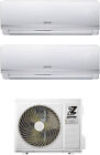 Zephir Climatizzatore Dual Split Inverter 9000+9000 Btu /h A++/A+ ZDUO9+9