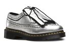 DR. MARTENS 3989 KLTE PELLE ARGENTO SILVER 22780040 FRANGIA RIMOVIBILE ORIGINALI