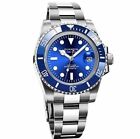 OROLOGIO DIVER CASSA 41 MECCANICO AUTOMATICO SEIKO NH35 GUANQIN ACCIAIO BLU