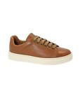 FRAU 28M0 cognac scarpe uomo sneakers lacci pelle