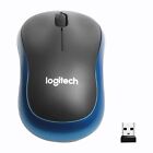 Logitech M185 Wireless Mouse - USB, Silent Optical Gaming Mouse 1000 DPI Ufficio