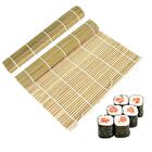 Cozlly 2 Pz Tappetino per Sushi bambu, 24 x 24 cm Stuoia di Bambù per (j5B)