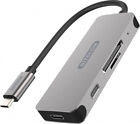 Sitecom Hub di interfaccia USB 3.2 Gen 1 1 Type-C 5000 Mbit/s Alluminio  CN-406