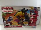 RARE Angry Birds Transformers Jenga Optimus Prime Attack Game Grimlock Bird Pigs