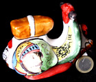 VESPA IN CERAMICA COLORATA DI CALTAGIRONE