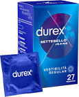 Durex Settebello Jeans, Preservativi Classici, Vestibilità Regular, 27 Profilatt