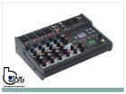 SOUNDSATION MIOMIX 404FXM MIXER AUDIO PROFESSIONALE 6-CANALI CON LETTORE USB, BT