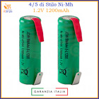 Batteria ni-mh 1.2 V ricaricabile batterie ricaricabili a saldare pile aa stilo