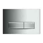 Geberit Sigma50 Brushed Metal Chrome Dual Flush Plate (NEW)