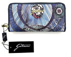 GATTINONI LINEA PLANETARIUM BIGPL6454WPQW39 LARGE WALLET PORTAFOGLIO ACQUAMARINE