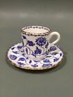 Spode Bone China “ Blue Colonel “ Demitasse Coffee Cup & Saucer