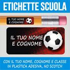 30+120 pz ETICHETTE ADESIVE personalizzate scuola calcio pastel con il nome