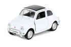 WELLY MODELLINO AUTO 1957 FIAT NUOVA 500 10,5CM PULL BACK 4COLORI DIE-CAST METAL