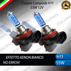 COPPIA LAMPADINE H11 EFFETTO XENON SPECIFICHE PER FENDINEBBIA FIAT PUNTO EVO