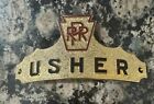 PENNSYLVANIA RAILROAD USHER HAT BADGE