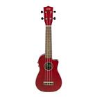 UKULELE SOPRANO CUT-AWAY MOGANO EQ ROSSO