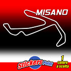 ADESIVO PVC CIRCUITO MISANO prespaziato auto moto sticker