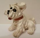 CAGNOLINO FOX TERRIER 1930 CERAMICA ITALIANA TIPO CACCIAPUOTI, MOLLICA VINTAGE