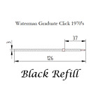 Waterman Graduate Click compatible Ballpoint Refill