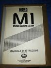 KORG   MANUALE ITALIANO    KORG M1