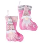 10X(2Pcs Christmas Stocking Gift Bag, Faceless Doll Pendant Decoration9315