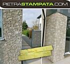 STAMPO FORMA per intonaco stampato CEMENTO FINTA PIETRA Wall texture mat