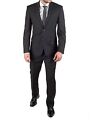 ABITO UOMO SARTORIALE 100% LANA SLIM FIT  ELEGANTE VESTITO CASUAL CERIMONIA - -