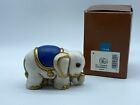 Thun . Presepe Classico  Elefante, blu . Lunghezza 10 cm. Raro.