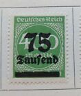 A8P49F154 Deutsches Reich Germany 1923-24 75 on 400m fine mh* stamp