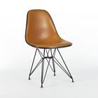 Herman Miller Eames Chair Orange Original Upholstered DSR Side Shell Chair