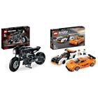 LEGO 42155 Technic THE BATMAN – BATCYCLE, Moto Giocattolo da Collezione & 7691