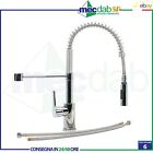 Miscelatore Lavello Matrix Con Molla F3547/1 In Acciaio Inox Cromo FIMA FRATTINI