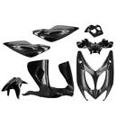 366759 KIT CARENE 7 PEZZI CARENA NERO NEUTRO YAMAHA AEROX R E2 50 2003-2012