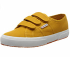 Superga 2750 Cotu Classic Mens UK 10.5 Yellow Golden Canvas Touch Close Trainers