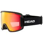 (TG. L) Head Contex Ski Goggles, Rosso/Nero, L - NUOVO