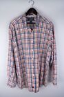 Abercrombie & Fitch Men Casual Shirt Blue Check Cotton size XXL