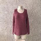 ONLY MAGLIONE ROSA BORGOGNA PULLOVER GIROCOLLO INVERNALE