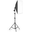 2x Kit Illuminazione Studio Softbox Set Fotografia Luce + Borsa per Transporto